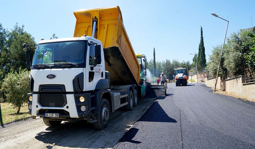 Türkoğlu’nda daha konforlu ulaşım için Büyükşehir sahada