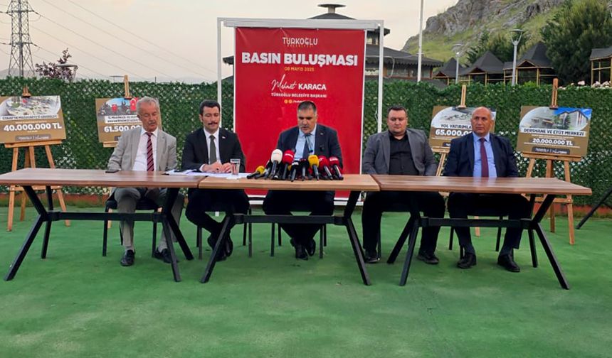 Karaca, “Türkoğlu’nu ayağa kaldırmakta kararlıyız”
