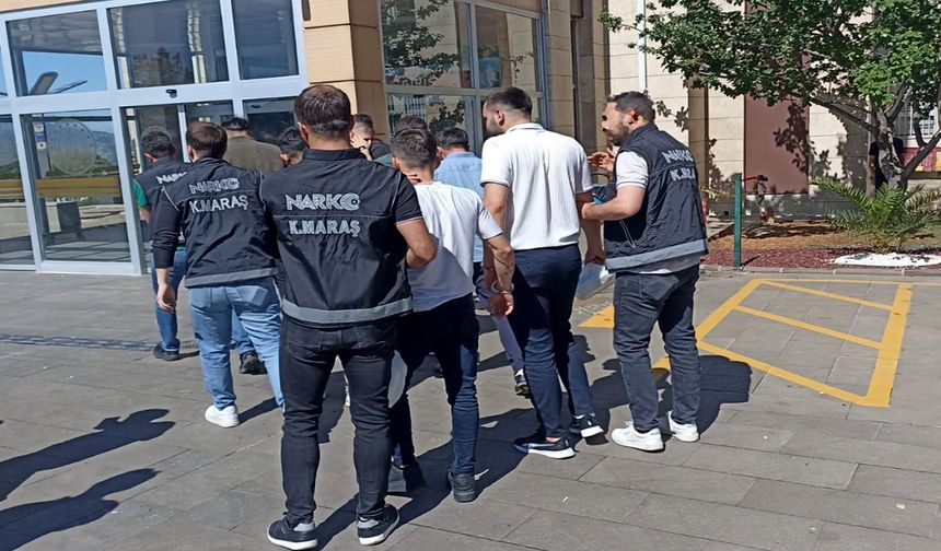 Kahramanmaraş’taki operasyonda 13 kişi tutuklandı