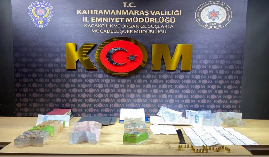 Kahramanmaraş Merkezli tefecilik operasyonu