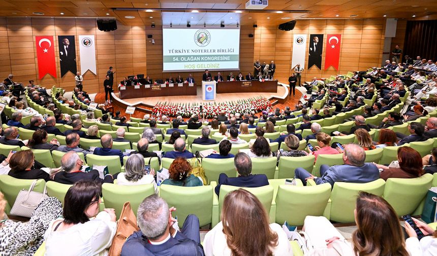 Başkan Görgel’den Türkiye Noterler Birliği Başkanı Alıcı’ya tebrik
