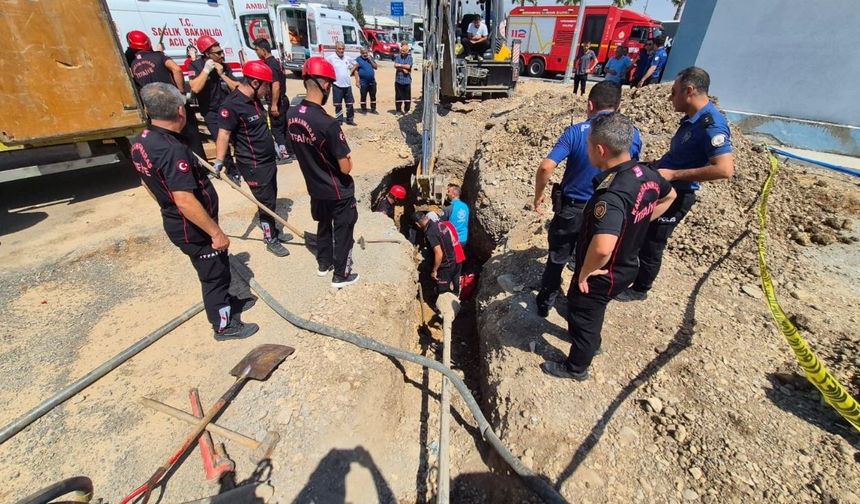 Kahramanmaraş’ta sondaj çalışmasında göçük: 1 yaralı