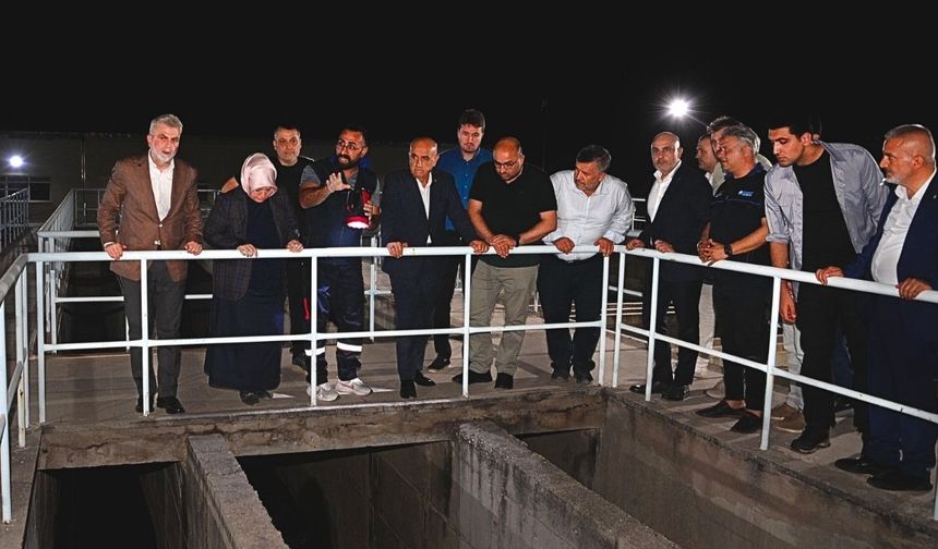 İçmesuyu arıtılarak şebekeye verilmeye başlandı