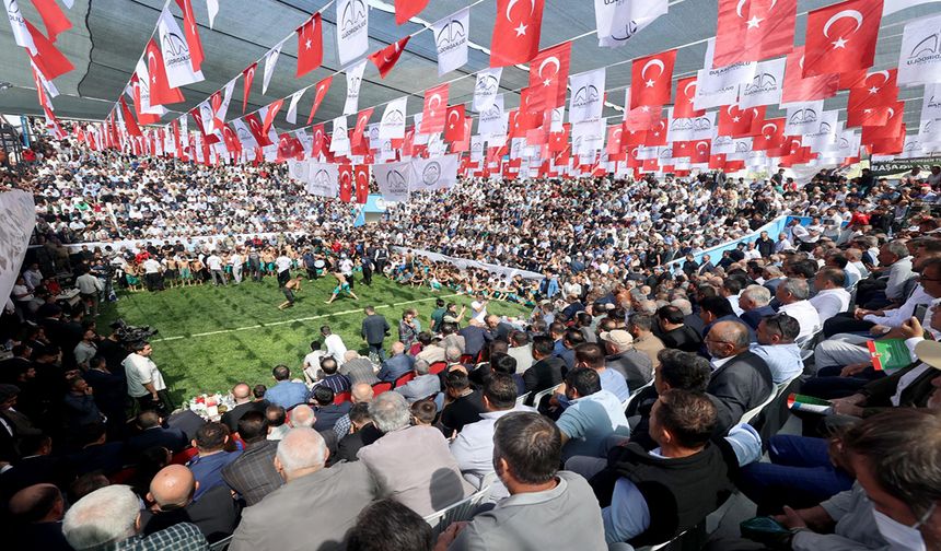 29. Geleneksel Bertiz Boyalı Güreşleri coşkuyla tamamlandı