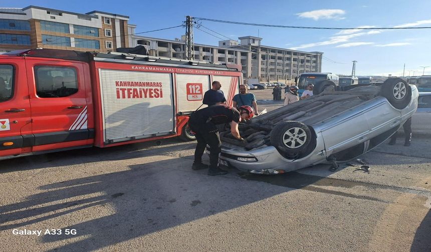 Kahramanmaraş'ta trafik kazası: 2 kişi yaralandı