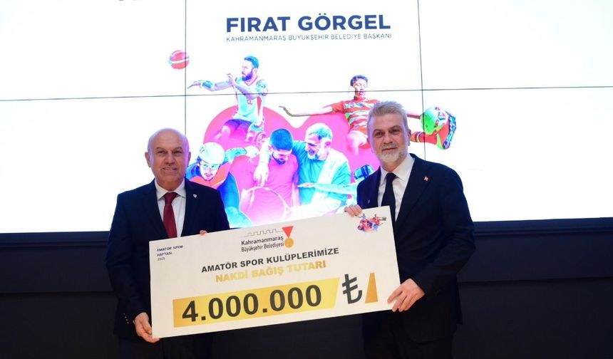 Başkan Görgel, “Amatör spor bu şehrin kalbidir, ruhudur”