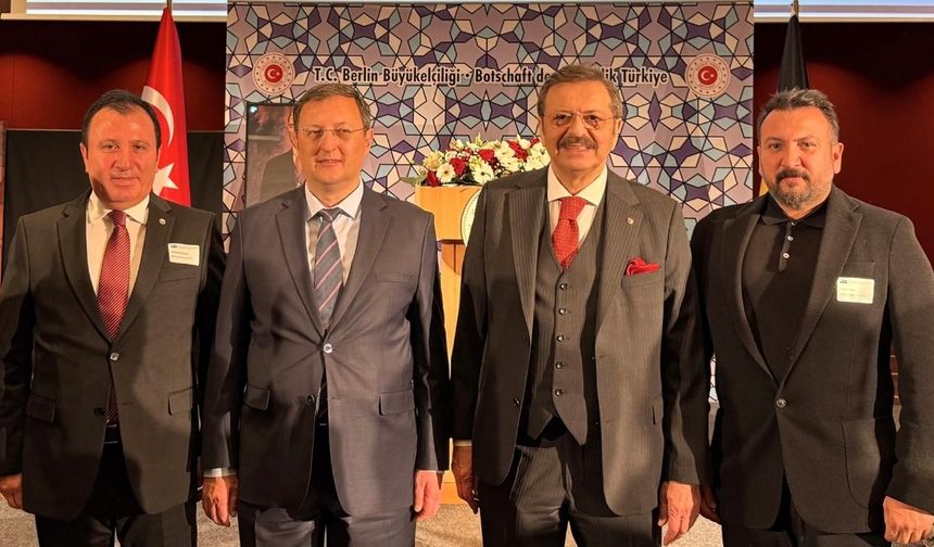 KMTSO Başkanı Buluntu Almanya’da