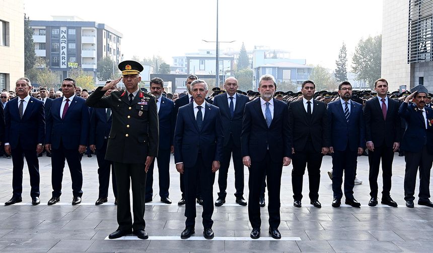 Gazi Mustafa Kemal Atatürk, Vefatının 87’nci Yıl dönümünde saygıyla anıldı