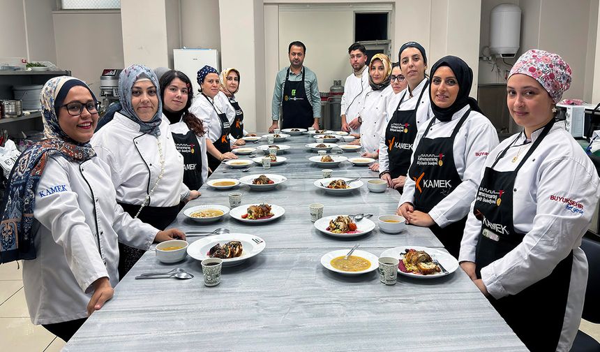 Kahramanmaraş Gastronomisinin yeni aşçıları KAMEK’te yetişiyor