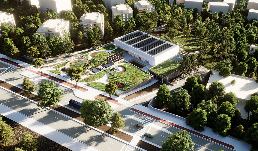 Sosyal ve Sportif Buluşma Alanı Gençlik ve Spor Merkezi’nde çalışmalar sürüyor