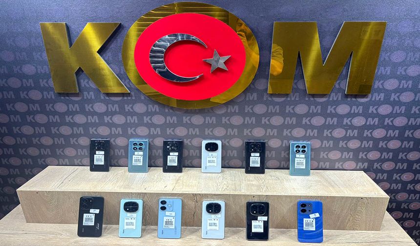 Kahramanmaraş’ta kaçak telefon operasyonu