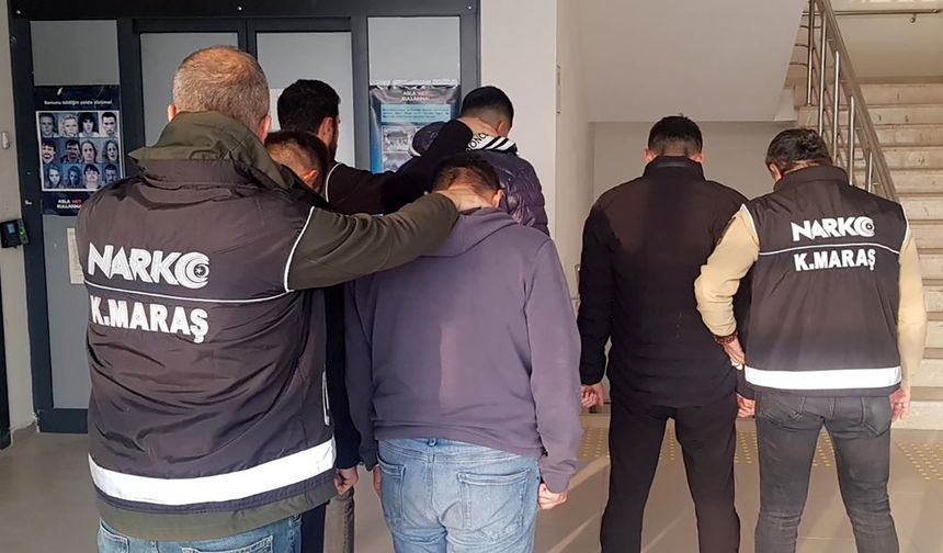 Kahramanmaraş’taki operasyonlarda yakalanan 7 kişi tutuklandı