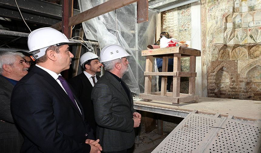 Kahramanmaraş Ulucami’de restorasyon çalışmaları son aşamaya geldi