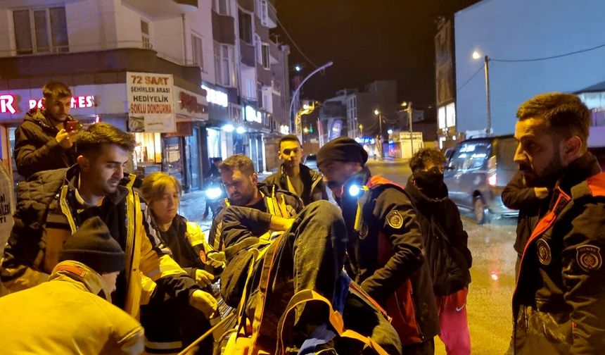 Elbistan’da 6 metrelik inşaat temeline düşen kişi yaralandı