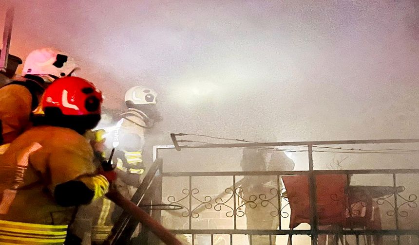 Kahramanmaraş’ta ahşap ev yangını korkuttu