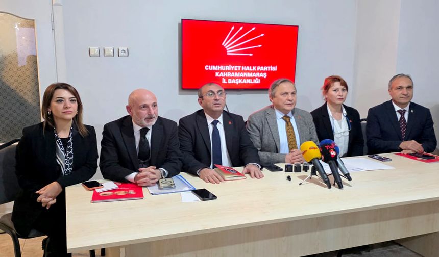 CHP Genel Başkan Yardımcısı Seyit Torun: “Kahramanmaraş bunu hak etmiyor”