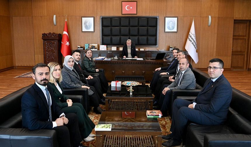 Başkan Görgel, Kütüphane Haftası’nda Kültür heyetini ağırladı