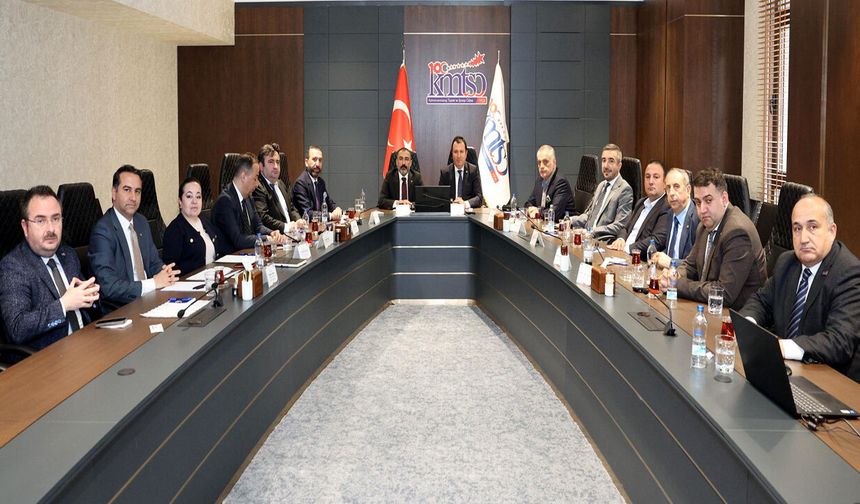 Bölgesel Kalkınmada Ortak Akıl KMTSO’da buluştu