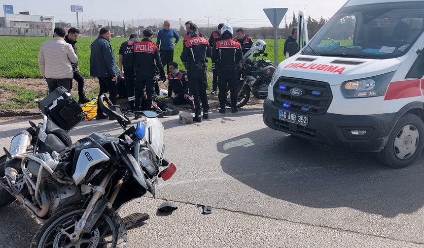 Kahramanmaraş’ta otomobille polislere çarptı: 2 yaralı