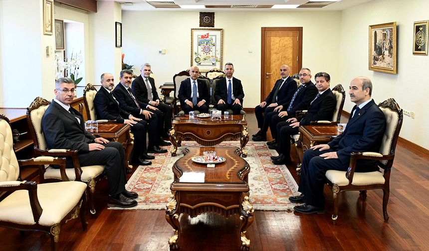 Görgel ve Kirişci’den KSÜ Rektörü Okumuş’a hayırlı olsun ziyareti