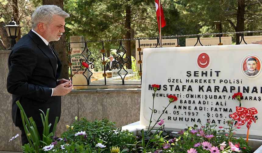 Aziz Şehitler ve Hayatını Kaybeden Öğrenciler Kabri başında dualarla anıldı