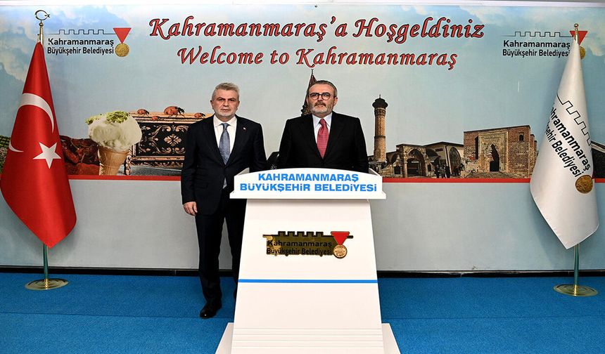 Görgel, AK Parti MKYK Üyesi Mahir Ünal’ı makamında ağırladı