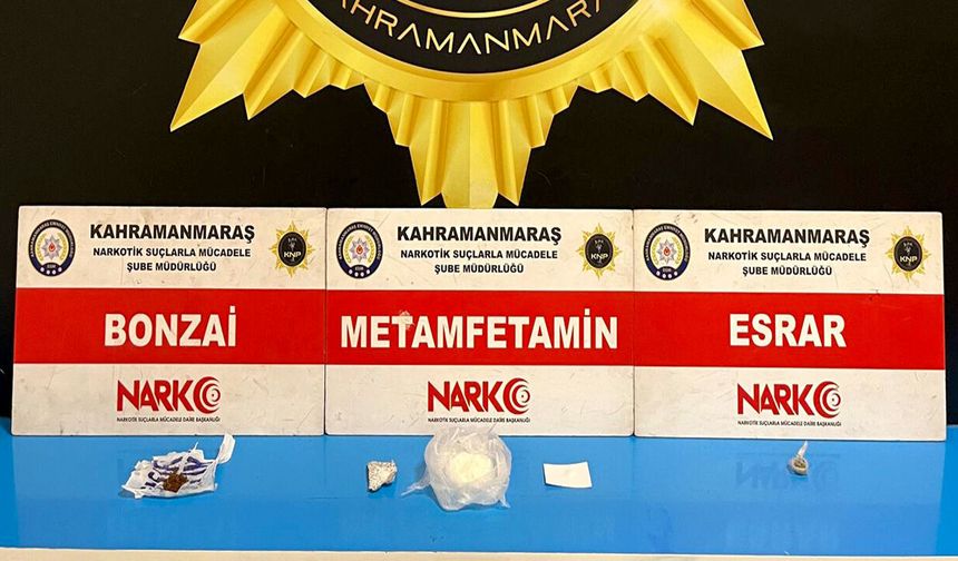 Kahramanmaraş'ta 4 ayrı yasaklı madde operasyonu: 6 tutuklama