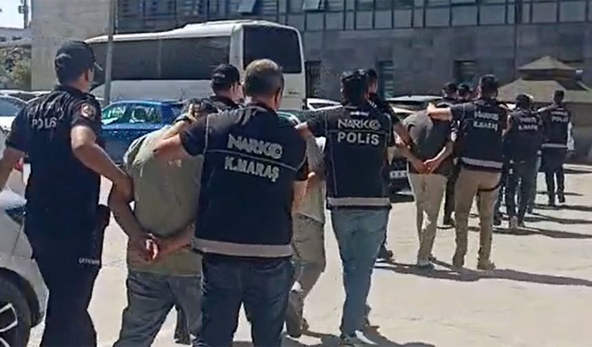 Kahramanmaraş'ta operasyonda: 30 gözaltı, 25 tutuklama