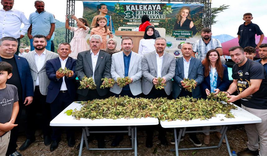 Başkan Toptaş, Kahramanmaraş’ın Karadeniz’i Kalekaya’da Fındık Festivali’ne katıldı
