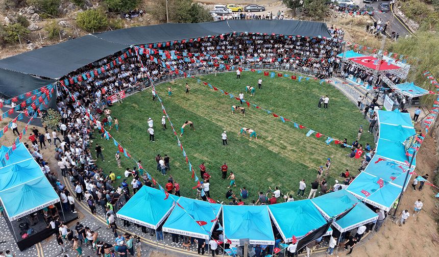 20 yıl sonra Kertmen’de kurulan er meydanının başpehlivanları belli oldu