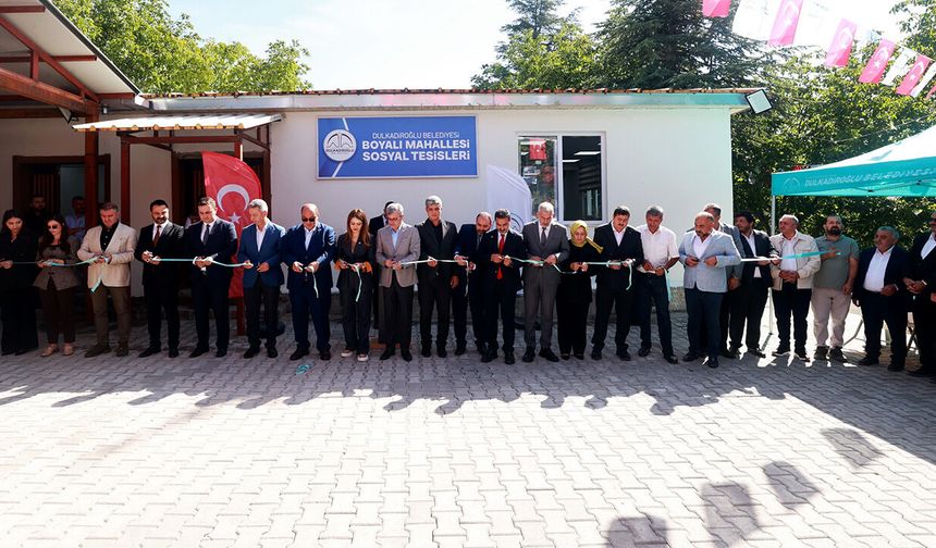 Boyalı Sosyal Tesisleri hizmete açıldı
