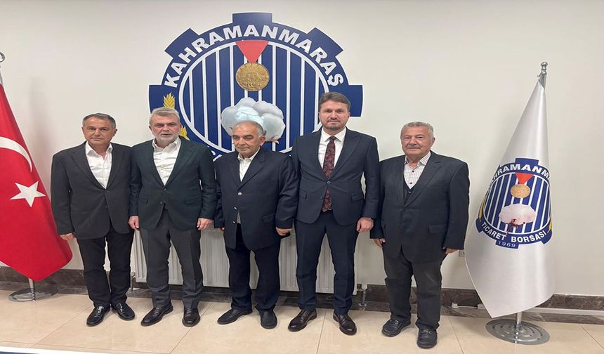 Başkan Görgel’den Kahramanmaraş Ticaret Borsası’na hayırlı olsun ziyareti