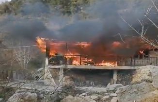 Kahramanmaraş’ta müstakil ev yangında küle döndü