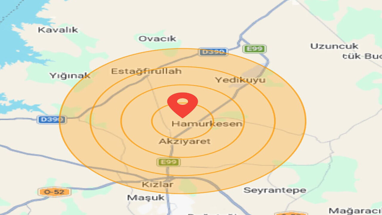 Şanlıurfa’daki 5,5 büyüklüğündeki deprem Kahramanmaraş’ta hissedildi