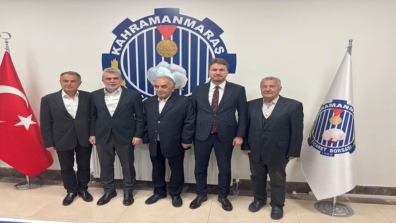 Başkan Görgel’den Kahramanmaraş Ticaret Borsası’na hayırlı olsun ziyareti